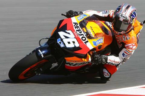 German MotoGP: Repsol Honda fight back with Dani Pedrosa win and Nicky Hayden third