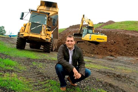 Donington Park's motocross track takes shape