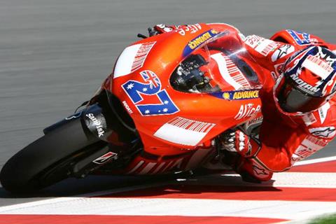 US MotoGP: Stoner sets early Laguna Seca pace