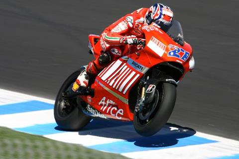 US MotoGP: Late charge fires Casey Stoner to Laguna Seca pole