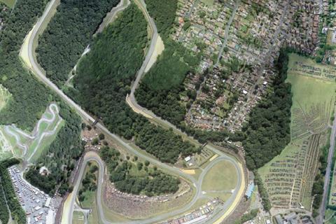 Neil Hodgson's Brands Hatch interactive video guide map