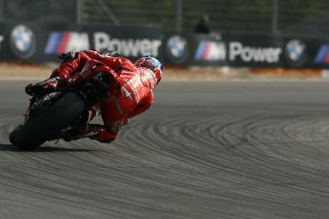 Estoril MotoGP: Casey Stoner heads morning warm-up