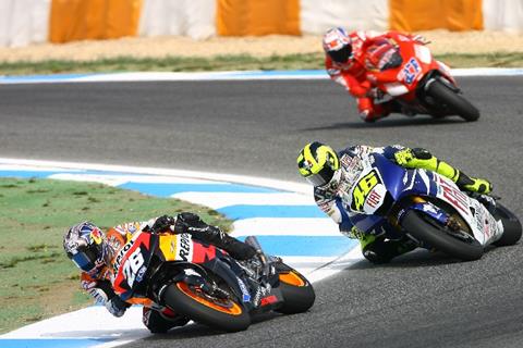 Estoril MotoGP reaction: Dani Pedrosa second after epic scrap with Valentino Rossi 