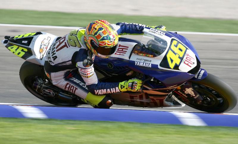 Is valentino discount rossi left handed