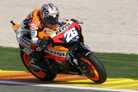 Valencia MotoGP: Valentino Rossi injured as Dani Pedrosa claims pole position