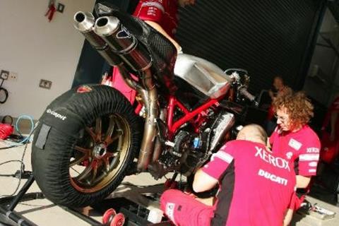 Ducati 1098R WSB test pictures