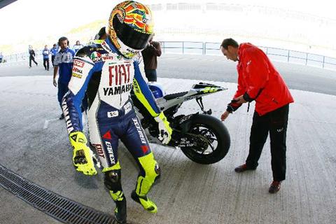 MotoGP Jerez Test: Hand injury hampers Valentino Rossi 