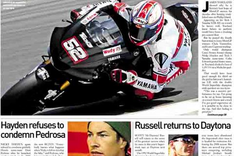 New MCN February 6: James Toseland on the pace in Phillip Island