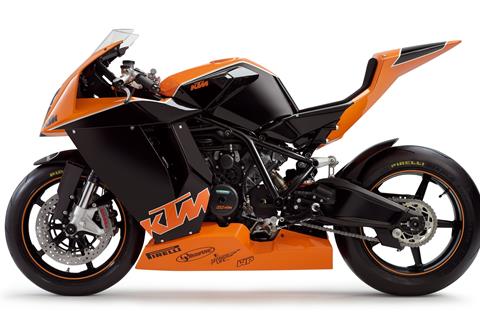 KTM reveals RC8 racer