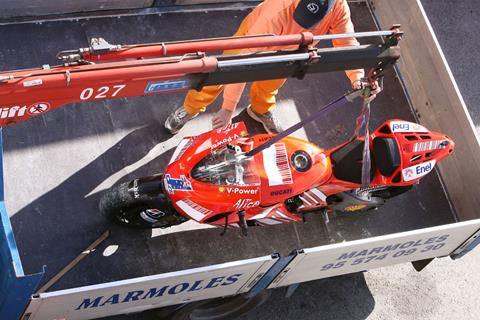 MotoGP Jerez test: Casey Stoner unhurt in crash