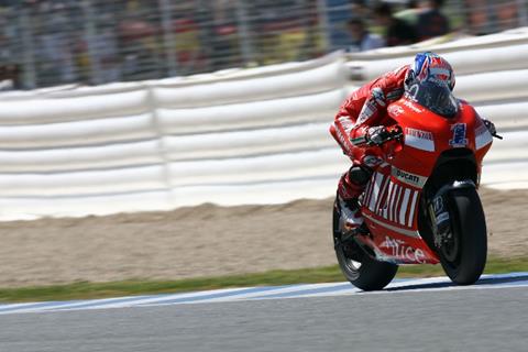 MotoGP: Casey Stoner makes Jerez breakthrough 