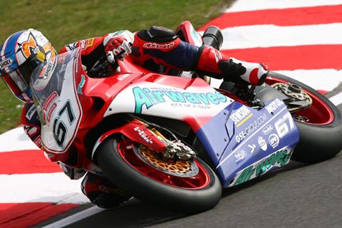 Brands Hatch British Superbikes: Shane Byrne tops rain-hit qualifying