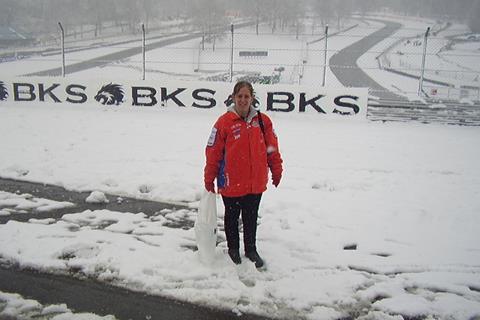 Juliet in the snow