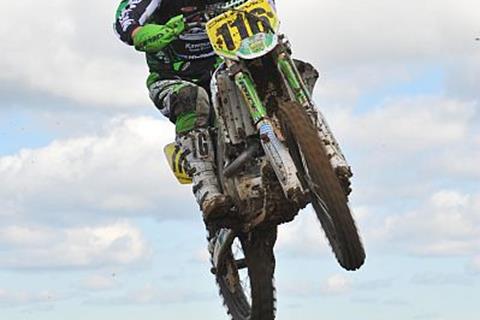 Ben Saunders wins Motocross Superclass at Tirley Scramblebank