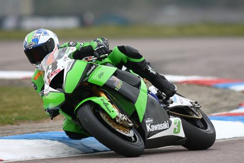 British Superbikes: MSS Discovery Kawasaki making steady progress at Thruxton