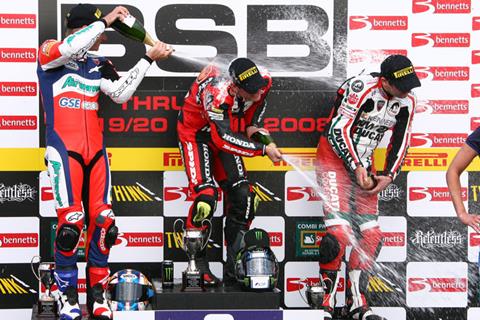 Thruxton British superbikes: Cal Crutchlow records maiden victory in race two