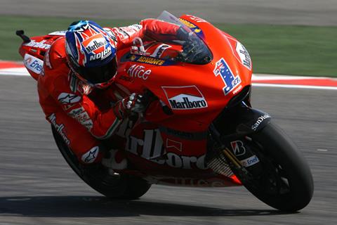 China MotoGP: Casey Stoner back on track with front row