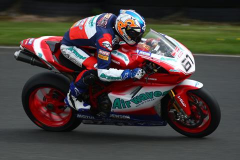 Oulton Park British Superbikes: Shane Byrne takes race one win after battle with Leon Haslam