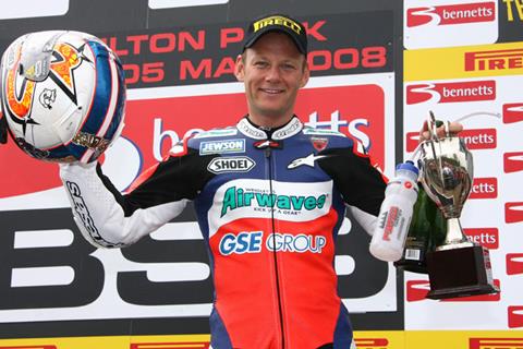 Oulton Park British Superbikes: Shane Byrne takes first Airwaves Ducati double win but under red flag conditions