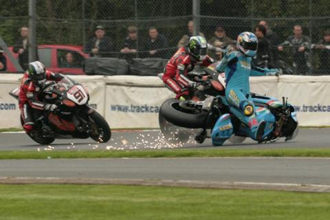 BSB: first race, first lap, first corner