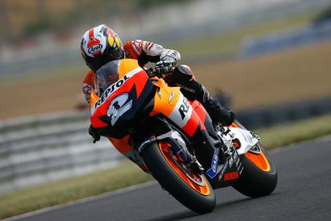 French MotoGP: Dani Pedrosa on top again in practice in Le Mans