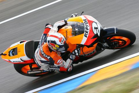 French MotoGP: Dani Pedrosa secures first pole of the season