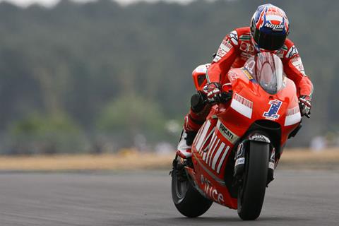 French MotoGP: Casey Stoner happy at Ducati resurgence