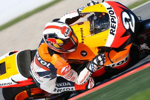 Dani Pedrosa starts on top in Catalunya