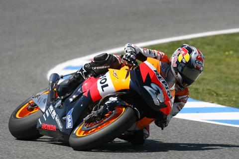 Dani Pedrosa happy despite crash