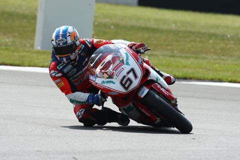 Snetterton British Superbikes: Shane Byrne tops first session