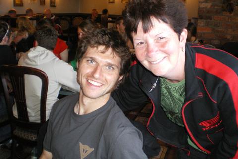 Guy Martin at the chippy