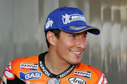 Nicky Hayden to race with pneumatic valve Honda