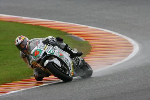 Donington Park MotoGP: Andrea Dovizioso makes best of damp Donington Park in Saturday practice