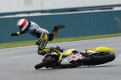 Donington Park MotoGP: James Toseland dejected after double qualifying crash