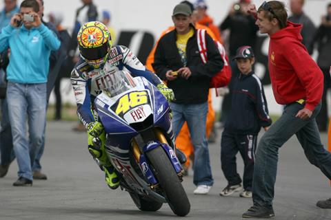 Valentino Rossi furious at British GP track invasion