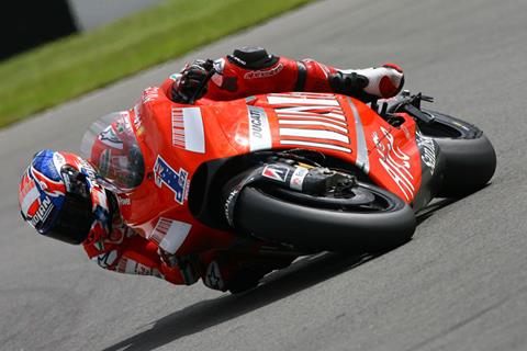 Assen MotoGP: Casey Stoner tops first practice