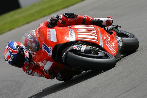 Assen MotoGP: Casey Stoner on the pace again in free practice two