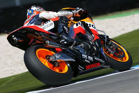 Assen MotoGP: Dani Pedrosa tops timesheets in free practice three