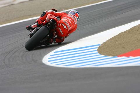 Casey Stoner continues US domination at final Laguna Seca practice