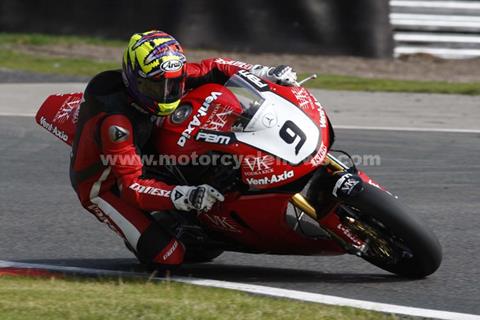 Chris Walker tests Paul Bird Motorsport Superbike