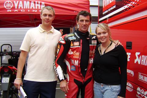 Meeting Troy Corser at Brands Hatch