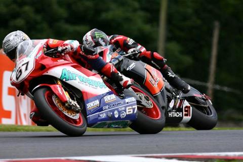 Knockhill British Superbikes: Leon Haslam and Shane Byrne a dead heat FP2