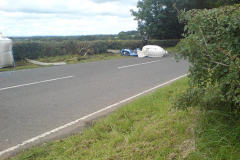 Ulster GP crash pics