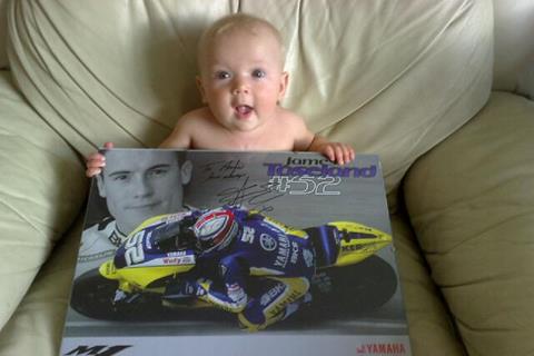 Toseland's youngest fan!