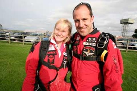 Bridewell sister completes charity skydive