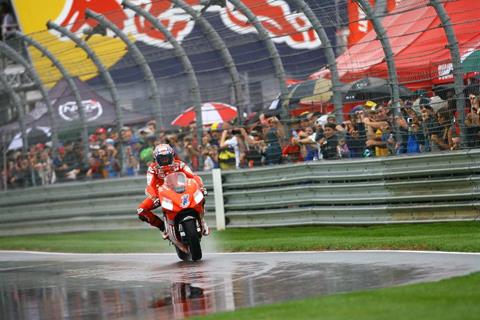 Indianapolis MotoGP: Casey Stoner third but unhappy