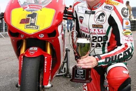 Croft British Superbikes: John Laverty ties up Cup title