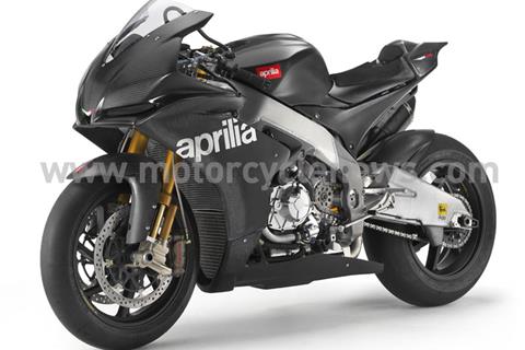 Max Biaggi's 2009 Aprilia race bike revealed