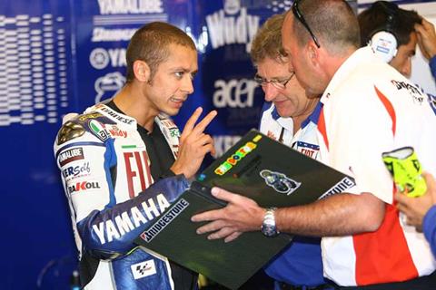 Valentino Rossi to debut 2009 Yamaha in Japan test