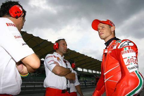 Casey Stoner eager to test 2009 Ducati